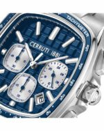 CERRUTI Casale Chronograph Silver Stainless Steel Bracelet - Image 4